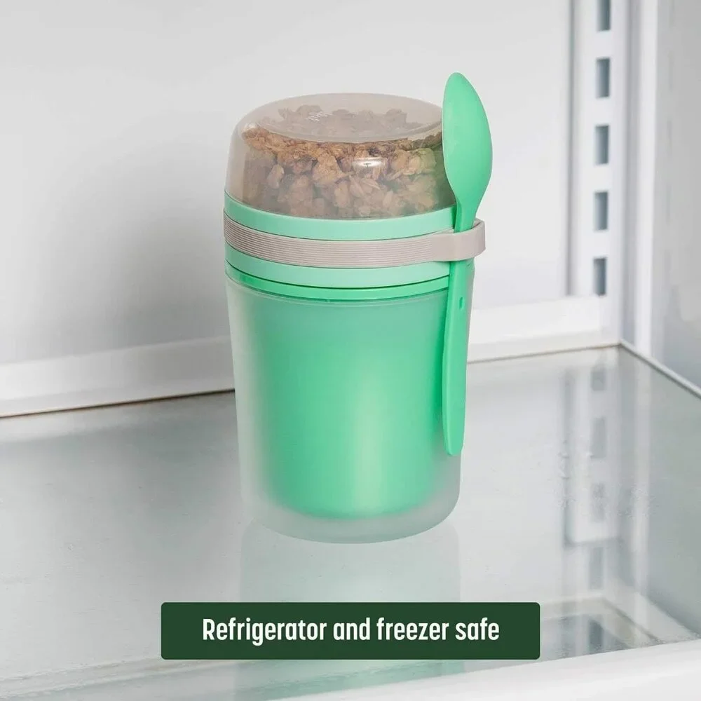 Goodful Double Wall Insulated Yogurt Snack Container, Leak Proof Food Storage